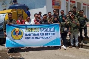 Uniku Salurkan Air Bersih Ke 3 Desa